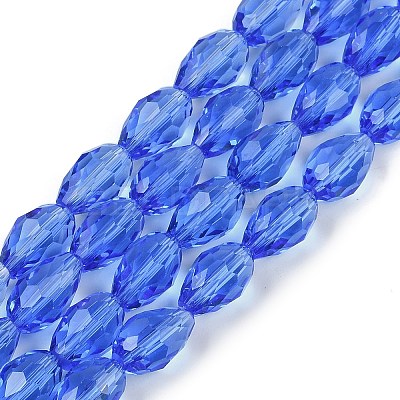 Transparent Glass Beads Strands EGLA-N013-T10mm-D10-1