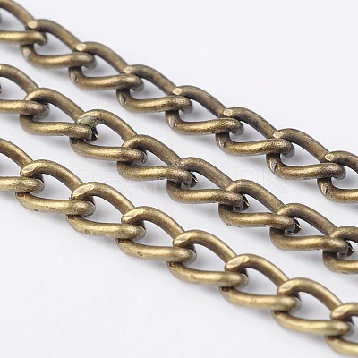 Iron Twisted Chains Curb Chains CHS007Y-01-AB-NF-1