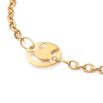 304 Stainless Steel Link Chains Bracelet BJEW-JB06522-1