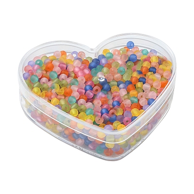 31g Frosted Transparent Acrylic Beads MACR-FS0001-37-1