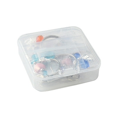 Glass & Acrylic Pendant Keychain KEYC-FS0001-04-1