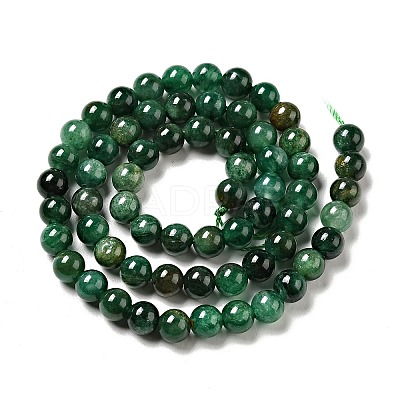 Natural Fuchsite Beads Strands G-D470-12A-1-1