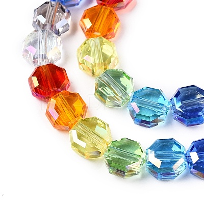 Transparent Glass Beads Strands GLAA-T023-A24-01-1