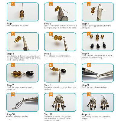 DIY Earring Making DIY-SC0004-51-1