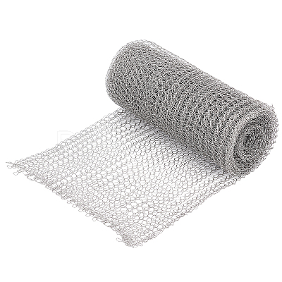 3 Meter 304 Stainless Steel Insect Repellent Mesh Sheet AJEW-WH0528-05C-1
