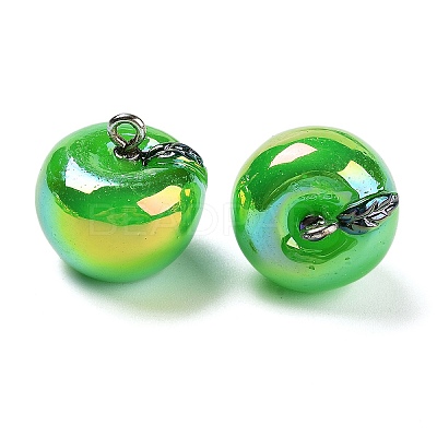 AB Color Resin Pendants RESI-C051-02H-P-1