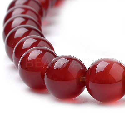 Natural Carnelian Beads Strands G-S259-32-10mm-1