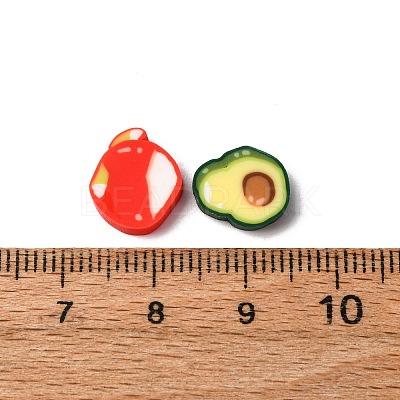 Handmade Polymer Clay Cabochons CLAY-B007-03A-1