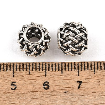 Alloy European Beads X-PALLOY-S079-011AS-1