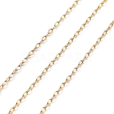 10M Brass Coffee Bean Chains CHC-L052-01A-G-1