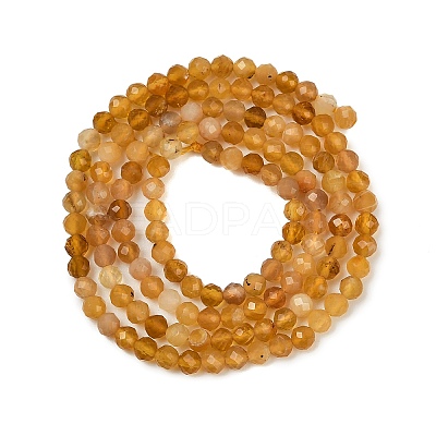 Natural Yellow Opal Beads Strands G-D306-A05-3mm-1