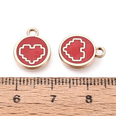 Alloy Enamel Pendants ENAM-Q002-01G-05-1