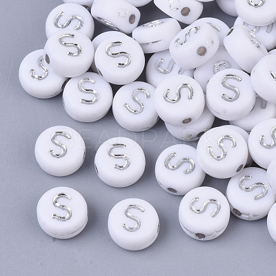 Plating Acrylic Beads X-PACR-R243-04S-1
