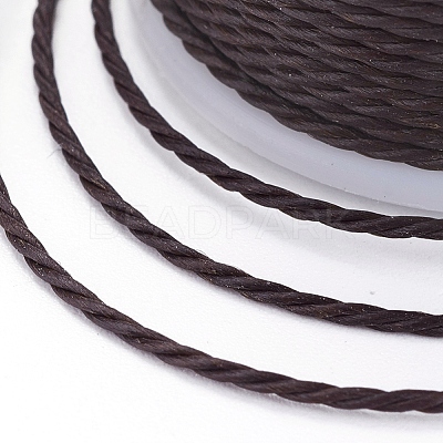 Round Waxed Polyester Cord YC-G006-01-1.0mm-22-1