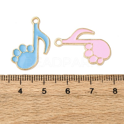 Alloy Enamel Pendants ENAM-B033-01-1