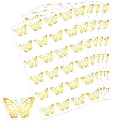 Gold Foil Self-adhesive Stickers DIY-WH20001-13B-1