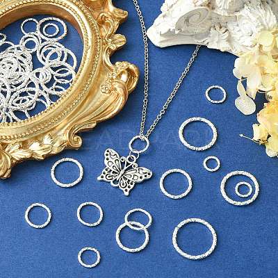 Iron Textured Jump Rings IFIN-CJ0001-24-1