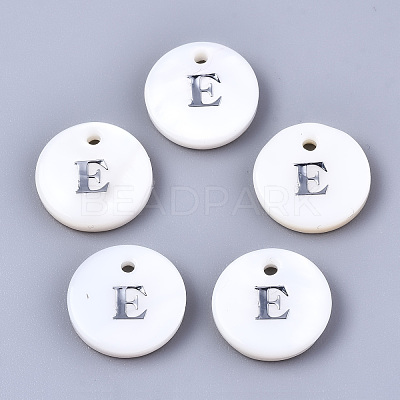 Natural Freshwater Shell Pendants X-SHEL-Q018-01A-E-P-1