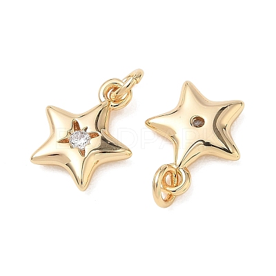 SHEGRACE Brass Clear Cubic Zirconia Pendants XGRQ3K091-526G-1