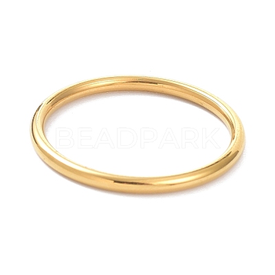 Ion Plating(IP) 304 Stainless Steel Finger Rings RJEW-J071-09-G-1