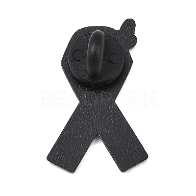 No Violence Awareness Ribbon Enamel Pins JEWB-C048-03C-EB-1