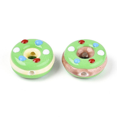 Handmade Porcelain Enamel Beads PORC-K003-09B-1
