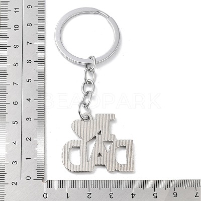 Father's Day Alloy Enamel Keychains KEYC-P020-A02-1