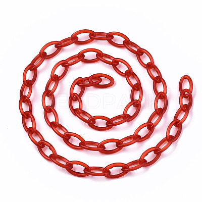 Handmade Transparent ABS Plastic Cable Chains X-KY-S166-001D-1
