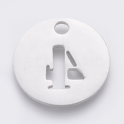Non-Tarnish 304 Stainless Steel Pendants X-STAS-F233-04-P-1