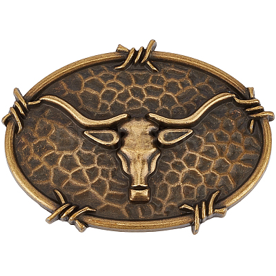 1Pc Tibetan Style Alloy Belt Buckles FIND-GF0009-31AB-1