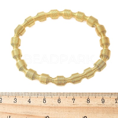 304 Stainless Steel Stretch Bangles for Women BJEW-P315-02F-G-1