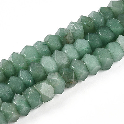 Natural Green Aventurine Beads Strands G-N347-09A-08-1