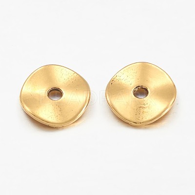 Tibetan Style Alloy Wavy Spacer Beads GLF9350Y-1