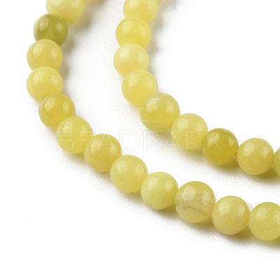 Natural Lemon Jade Beads Strands G-G0003-C02-C-1