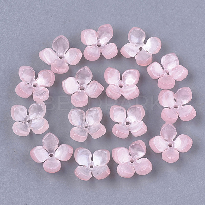 Cellulose Acetate(Resin) Bead Caps KK-S161-02B-1