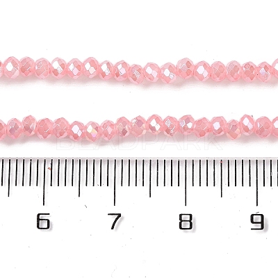 Baking Electroplate Glass Beads Strands DGLA-A039-J2MM-B08-1