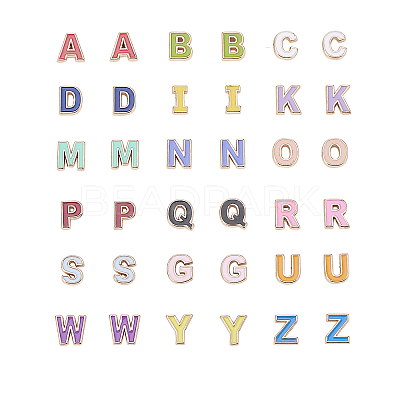 Alloy Enamel Slide Charms ENAM-CJ0001-25-1