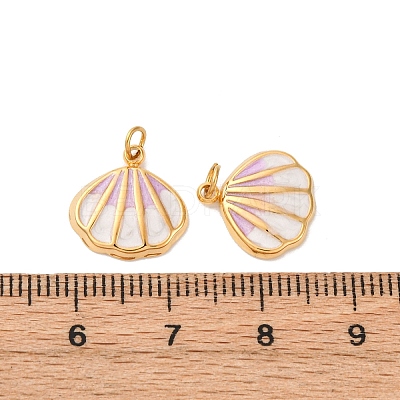 304 Stainless Steel Enamel Charms X-STAS-U061-04G-1