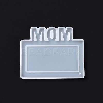 Mother's Day Theme DIY Photo Frame Silicone Molds DIY-I081-04-1