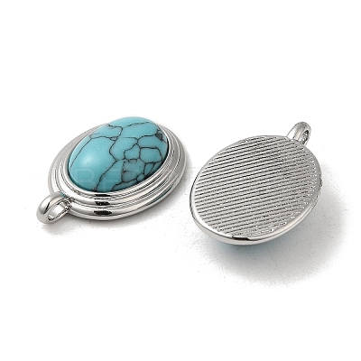 Synthetic Turquoise Pendants KK-M270-41P-03-1