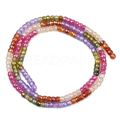 Cubic Zirconia Beads Strands ZIRC-P125-2x3mm-22-1