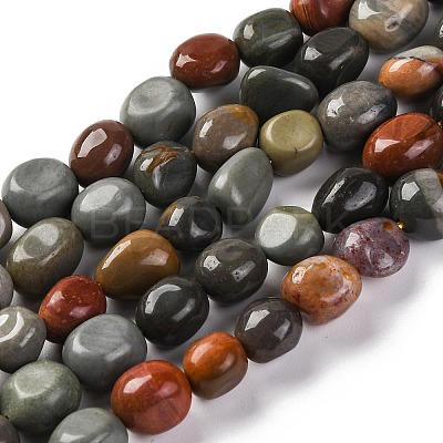Natural Ocean Jasper Beads Strands G-G146-A12-01-1