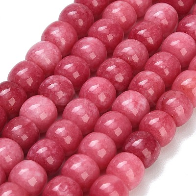 Dyed Natural White Jade Beads Strands GG-CBA88FB-01A-1