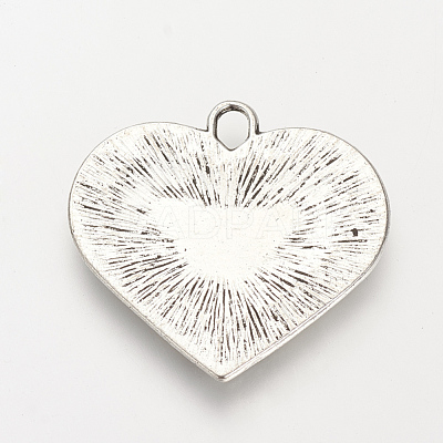 Tibetan Style Alloy Pendants TIBE-S303-23AS-RS-1