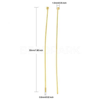 Brass Ball Head Pins X-RP0.6X50MM-NFG-1