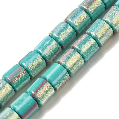 Polymer Clay Beads Strands CLAY-H006-04M-1