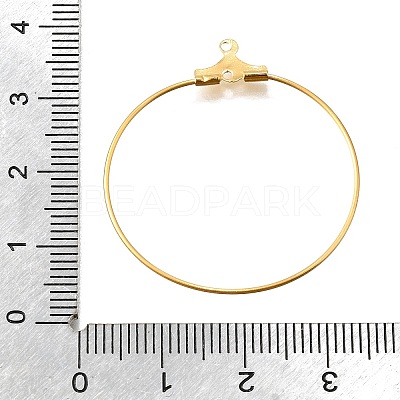 PVD Vacuum Plating 304 Stainless Steel Pendants STAS-T031-20-30mm-G-1
