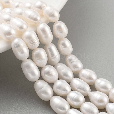 Natural Cultured Freshwater Pearl Beads Strands PEAR-P062-10C-1