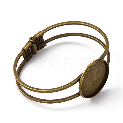 Brass Bangle Making MAK-Q011-73AB-25mm-1