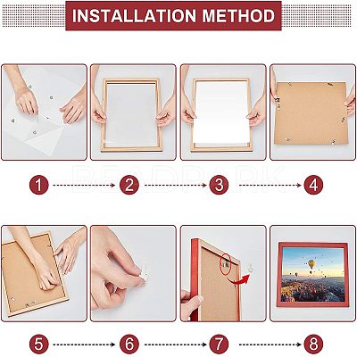 Wood Picture Frame DIY-WH0162-11C-1